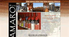 Desktop Screenshot of amarowinerynm.com